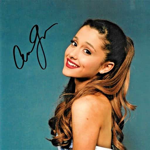 Ariana Grande Cat Valentine Sexy Pop Singer Signed Auto 8x10 Photo DG COA (A)